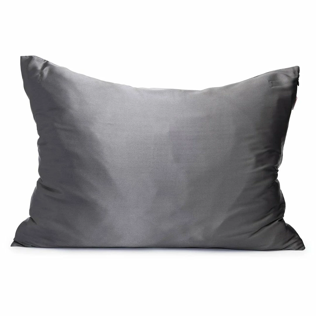 Wholesale 💯 KITSCH Satin Pillowcase - Charcoal Pillows 🌟 1 KITSCH Satin Pillowcase - Charcoal Pillows