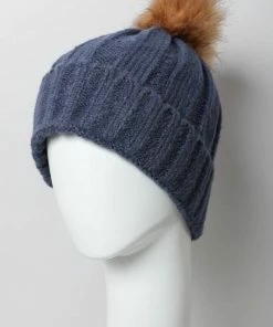 Leto Accessories Clothing, Accessories & Mens Soft Knit Faux Fur Pom Beanie
