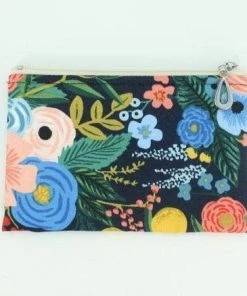 Dana Herbert Accessories Navy Floral Coin Purse