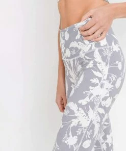 Mono B Clothing, Accessories & Mens Highwaist Shadow Poppy Print Full Leggings