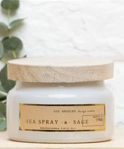 The Urban Wax Refinery Sea Spray & Sage Scented Candle