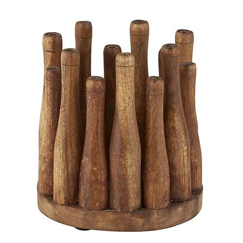 Wholesale 🎉 47th & Main (Creative Brands) Vases Wooden Roller Pin Planter 😀 1 47th & Main (Creative Brands) Vases Wooden Roller Pin Planter