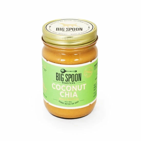 Brand new 👏 Big Spoon Roasters Baby & Pets Coconut Chia Wag Butter - Peanut Butter For 🦮 Dogs 💯 1 Big Spoon Roasters Baby & Pets Coconut Chia Wag Butter - Peanut Butter For Dogs