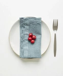 Linen Tales Kitchen & Bar Blue Frog Linen Napkins - Set Of 2