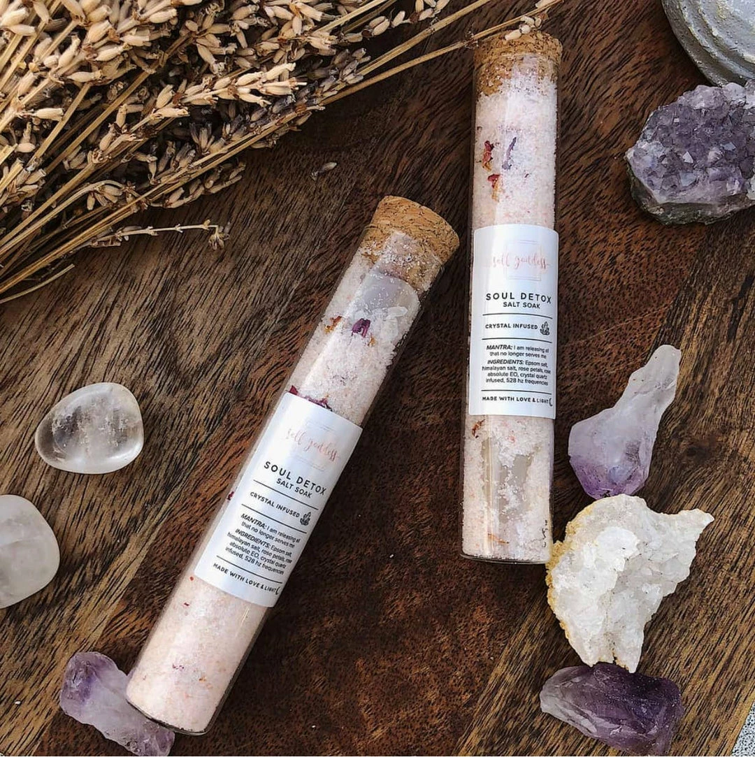 Best Sale 🤩 Self Goddess Soul Detox Salt Soak Tube Bath & Body 😉 1 Self Goddess Soul Detox Salt Soak Tube Bath & Body