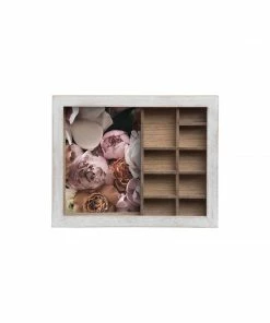 Foreside Home & Garden Curio Photo Frame Poppy Picks