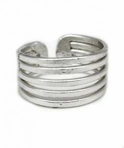 Anju Jewelry Silver Plated Adjustable Rings