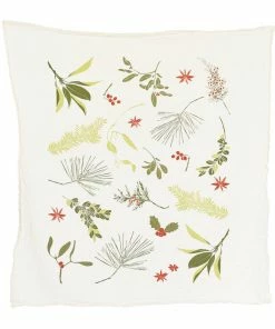 June & December Seasonal Boughs + Berries Towel