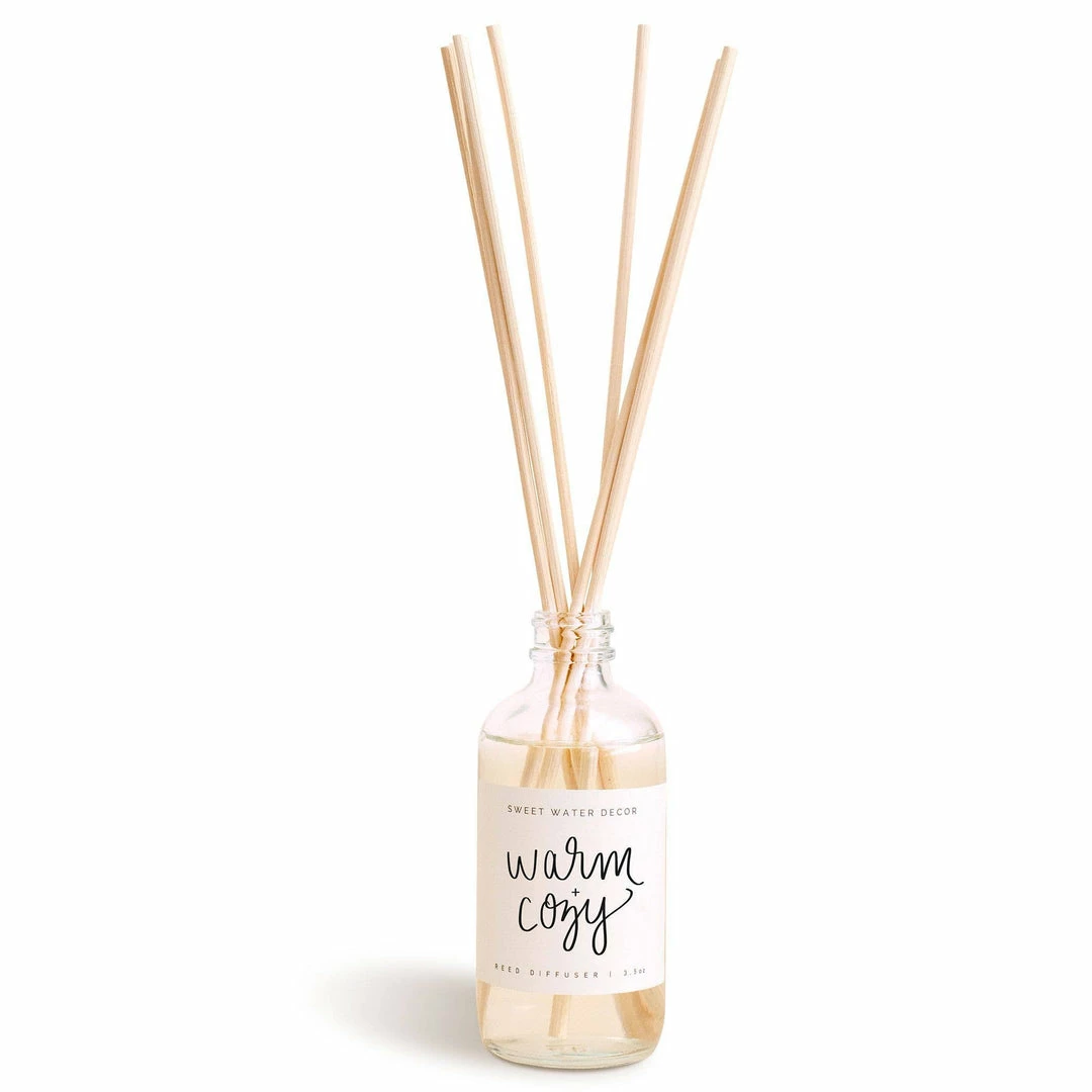 New 🥰 Sweet Water Decor Warm And Cozy Reed Diffuser 🛒 1 Sweet Water Decor Warm And Cozy Reed Diffuser