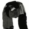 Fair Anita Black Patterned Block Scarf Clothing, Accessories & Mens
