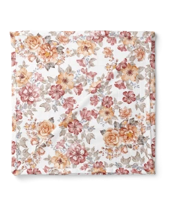 Mini Wander, LLC Sunset Floral Muslin Swaddle Baby Blanket