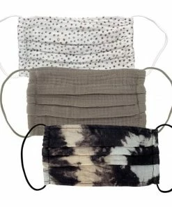 KITSCH Cotton Mask 3pc Set - Neutral