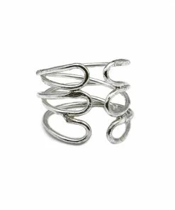 Anju Jewelry Silver Plated Adjustable Rings