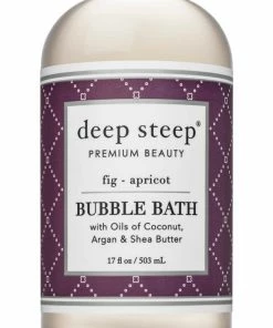 Deep Steep 17oz Fig Apricot Bubble Bath Bath & Body