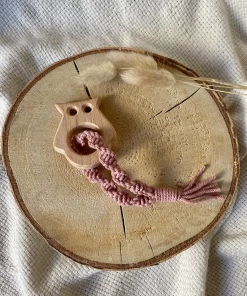 CoralieHandMade Teething Ring- Rose