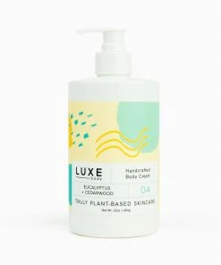 Cait + Co Luxe Eucalyptus + Cedarwood Shea Butter Body Cream Lotion