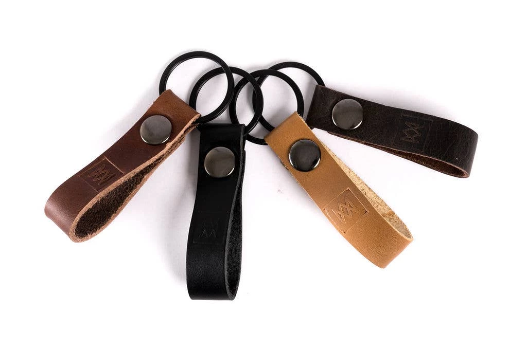 Coupon 😀 Mission Leather Co Brown Leather Loop Keychain ✨ 1 Mission Leather Co Brown Leather Loop Keychain