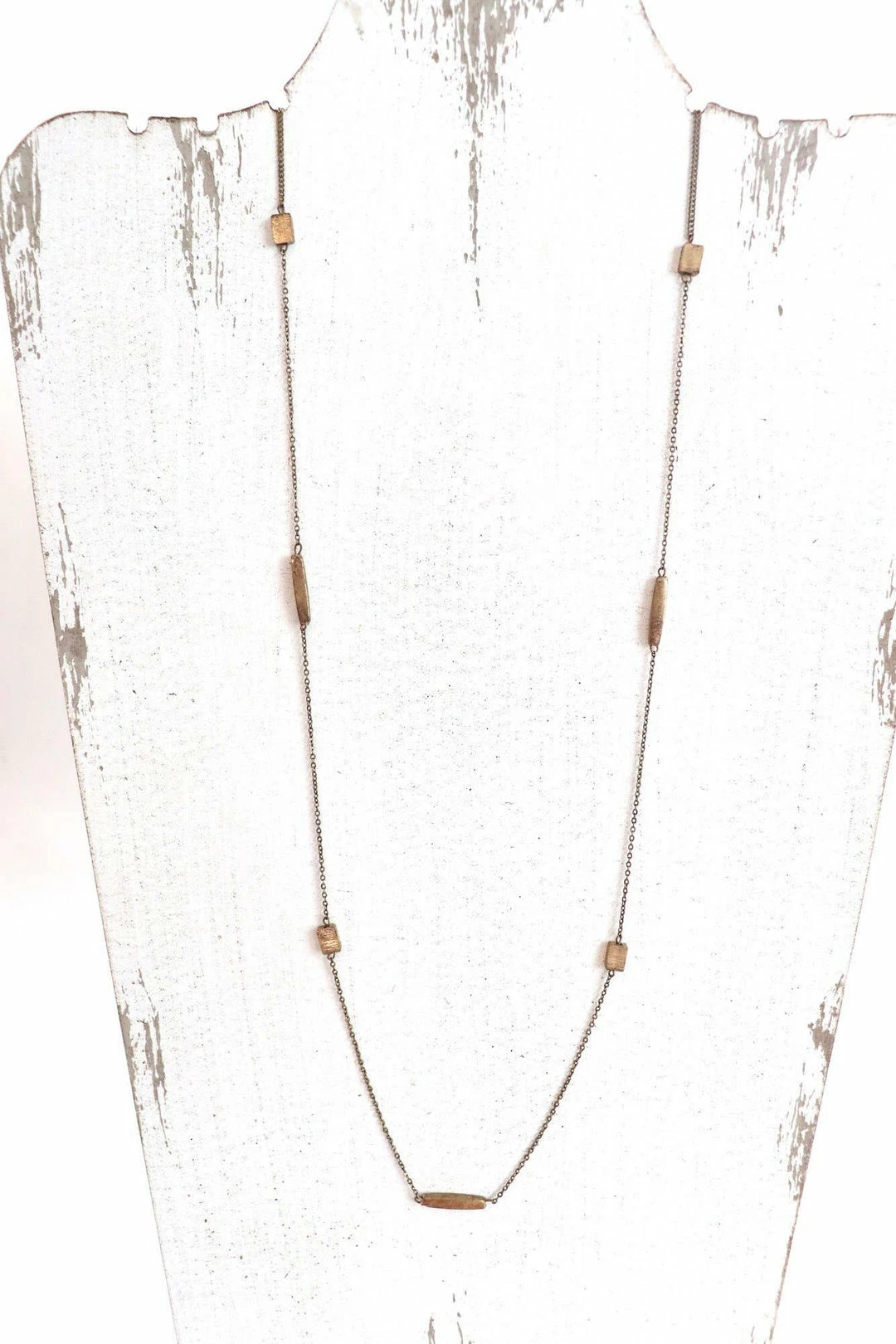 Promo 😍 Panache Accessories Long Gold Stud Necklace ⭐ 1 Panache Accessories Long Gold Stud Necklace