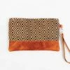 Altiplano Clothing, Accessories & Mens Diamond Brocade And Leather Wristlet