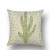 Freeship Wholesale Green Desert Cactus Linen Pillow Case Pillows