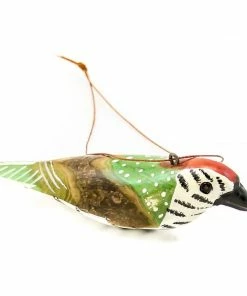 Ornaments 4 Orphans Woodpecker Wood Bird Ornament Seasonal