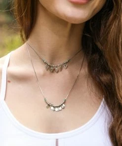 Leto Accessories Two Layer Bohemian Necklace Clothing, Accessories & Mens