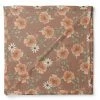 Mini Wander, LLC Peony Blooms Muslin Swaddle Baby Blanket