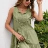 ESLEY Clothing, Accessories & Mens Crochet Lace Sleeveless Mini Dress