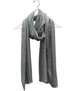 Chloe & Lex Clothing, Accessories & Mens Gray Soft Melange Cashmere Shawl