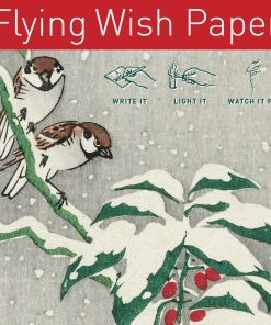 Stationery Snowbird Flying Wish Paper