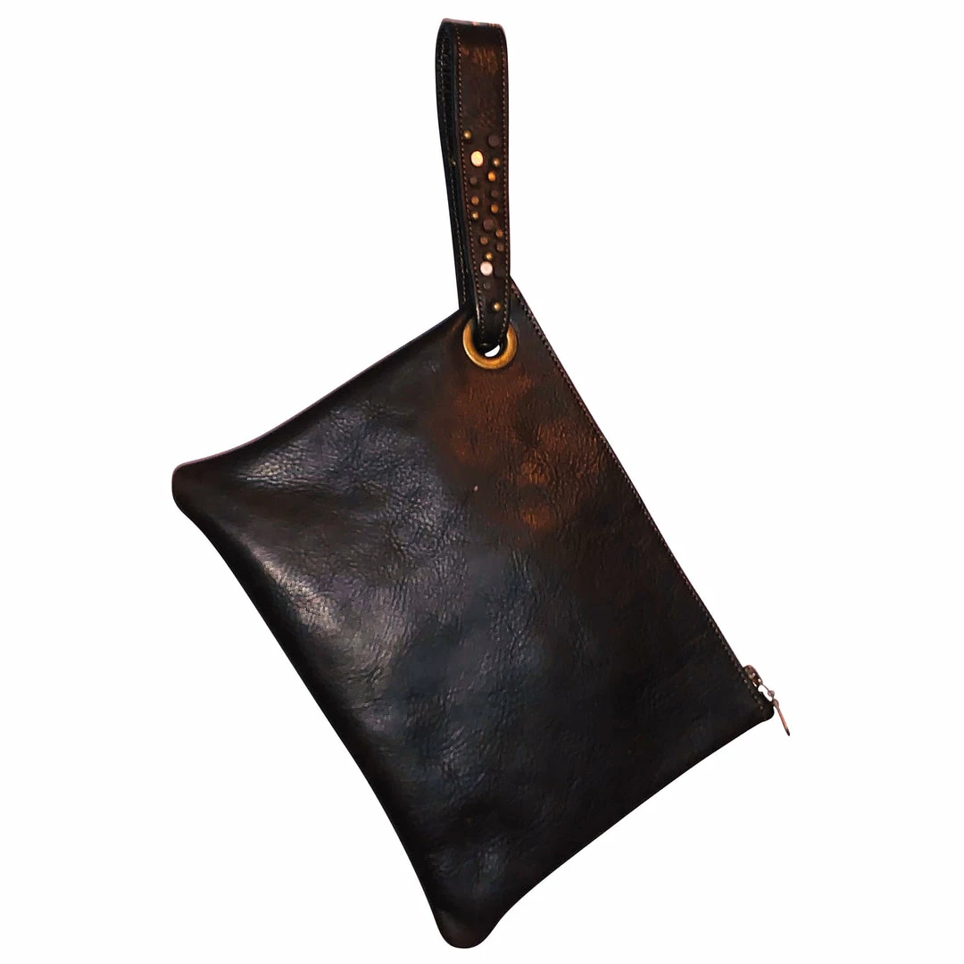 Wholesale 🥰 Chloe & Lex Clothing, Accessories & Mens Dark Brown Leather Wristlet 😉 1 Chloe & Lex Clothing, Accessories & Mens Dark Brown Leather Wristlet