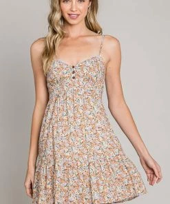BELOVED EMMA TANK FLORAL DRESS Clothing, Accessories & Mens