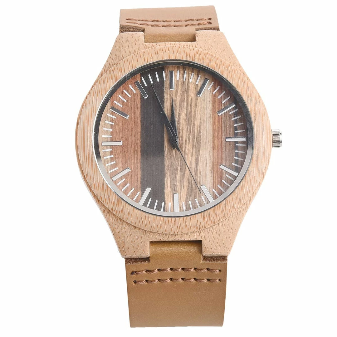 Discount 😉 Mad Man Nova Bamboo ⌚ Watch ⭐ 1 Mad Man Nova Bamboo Watch