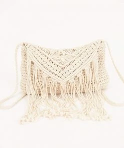 Lucca Couture Dreamer Macramé Crossbody Bag Clothing, Accessories & Mens