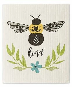 Design Imports Kitchen & Bar Bee Kind Swedish Dishcloth