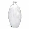 Willow Group Flat Oval Glass Vase Whitestr
