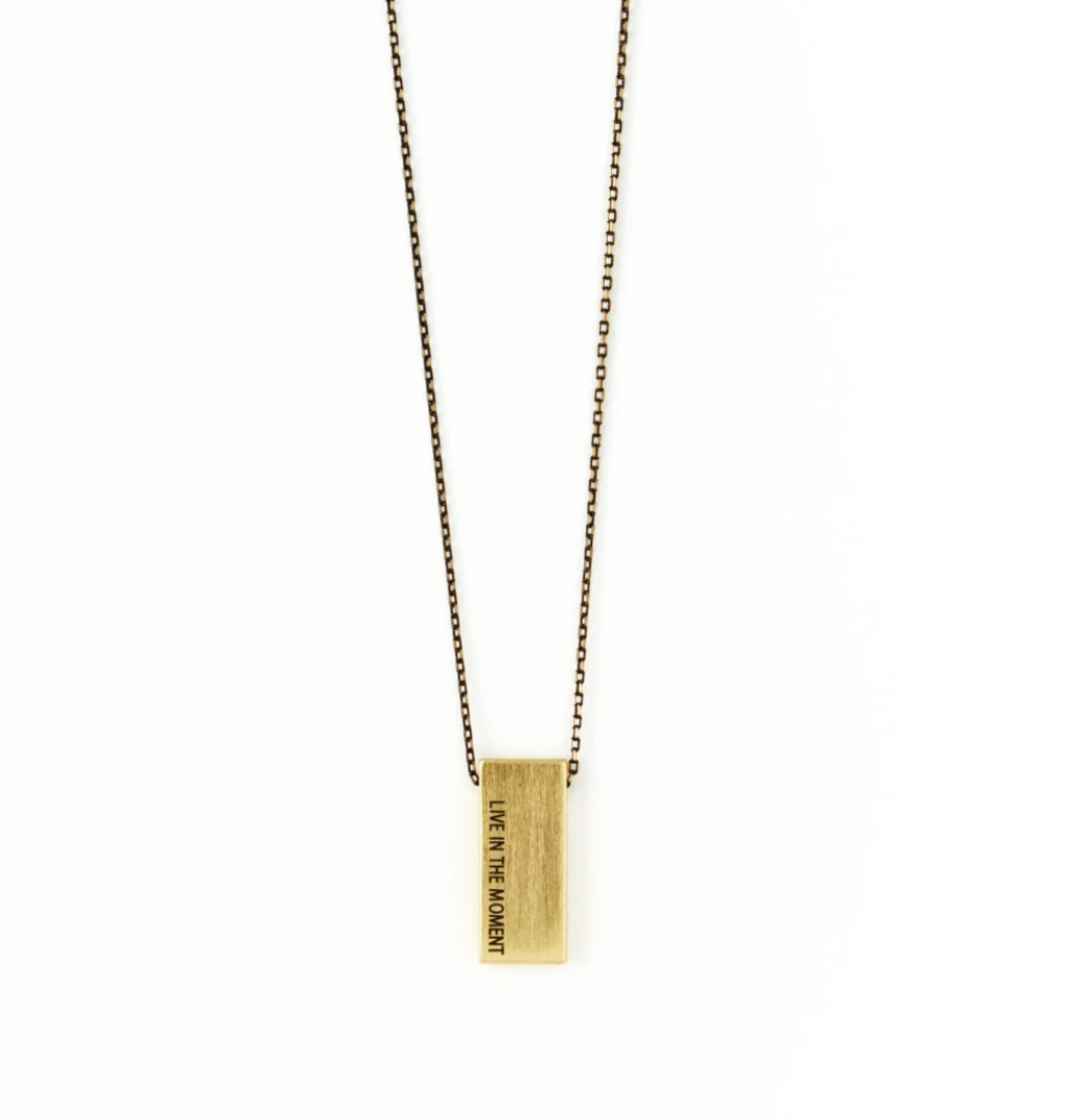 Wholesale π― Splendid Iris Gold "Live In The Moment" Necklace π€© 1 Splendid Iris Gold "Live In The Moment" Necklace