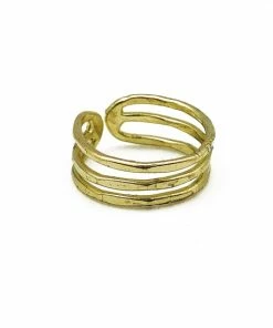 Anju Jewelry Gold Plated Adjustable Ring