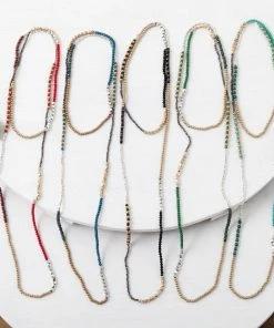 Baizaar Clothing, Accessories & Mens Black Multi Color Strand Necklace