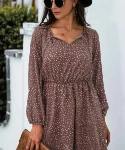 ESLEY Riley Dot The Eye Polka Dot Skater Dress