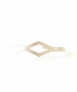 Fair Anita Rhombus Cut Out Cuff - Silver