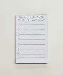 Pretty Alright Goods Stationery Look Organized Notepad