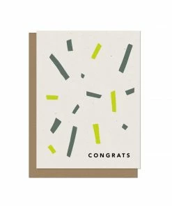 The Modern Bloc Congrats Confetti Blank Card