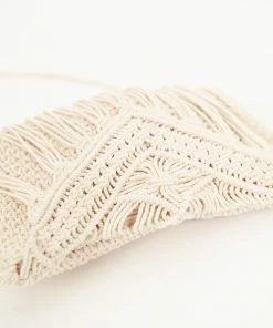 Lucca Couture Dreamer Macramé Crossbody Bag Clothing, Accessories & Mens