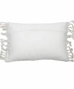 Foreside Home & Garden Home Goods Grey Woven Nila Pillow