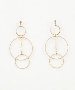 Altiplano Triple Hoop Post Earrings