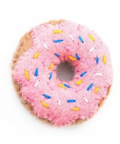 The Foggy Dog Strawberry Donut Cat Toy