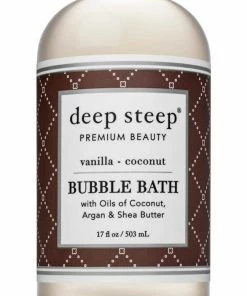 Deep Steep 17oz Vanilla Coconut Bubble Bath Bath & Body