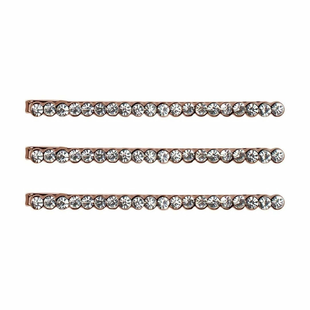 New 👏 KITSCH Rhinestones Metal Bobby Pins - Rose Gold Bath & Body ✨ 1 KITSCH Rhinestones Metal Bobby Pins - Rose Gold Bath & Body