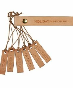 Santa Barbara Design Studio By Creative Brands Kitchen & Bar Wine Charms Holiday - Set Of 6